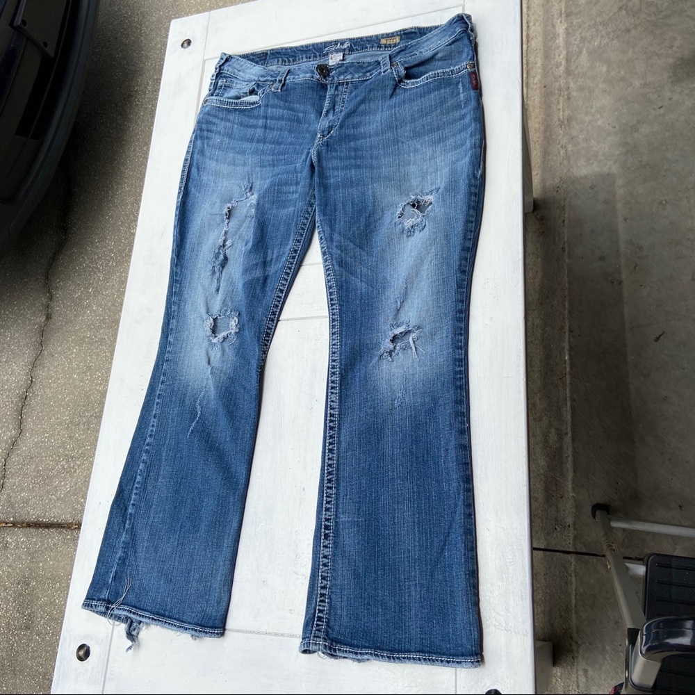Silver Jeans Tuesday Bootcut Women's Size 20 Dark